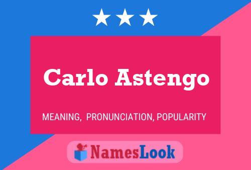 Poster del nome Carlo Astengo