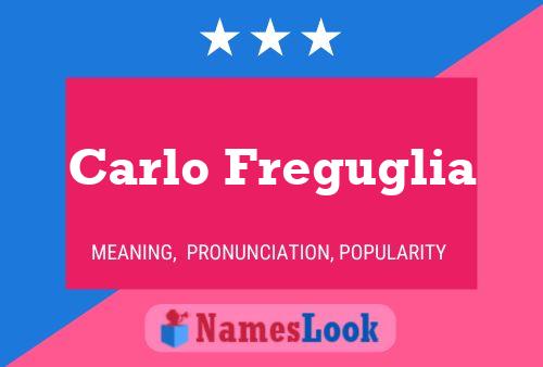 Poster del nome Carlo Freguglia