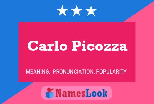 Poster del nome Carlo Picozza