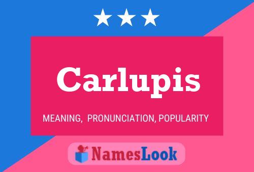 Poster del nome Carlupis