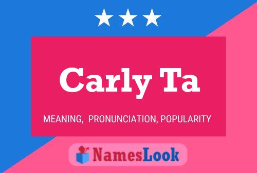 Poster del nome Carly Ta