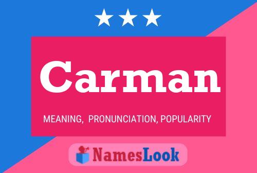 Poster del nome Carman