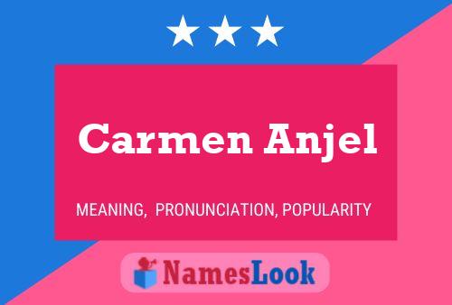 Poster del nome Carmen Anjel