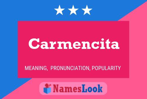 Poster del nome Carmencita