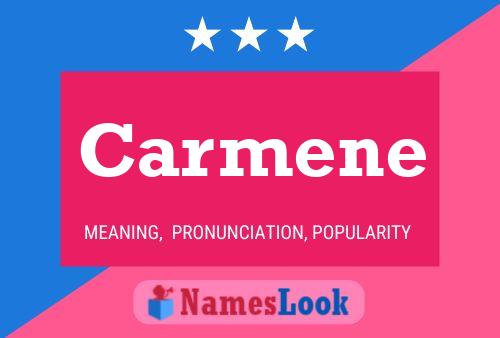 Poster del nome Carmene