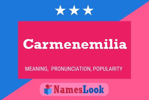 Poster del nome Carmenemilia