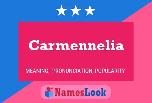 Poster del nome Carmennelia