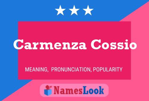 Poster del nome Carmenza Cossio