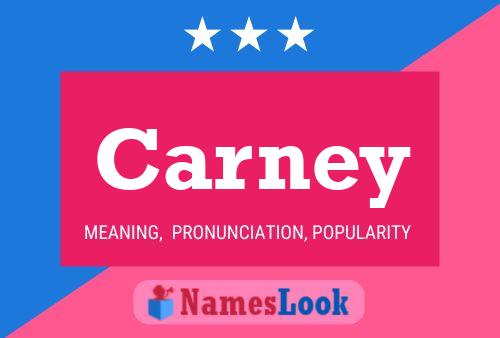 Poster del nome Carney