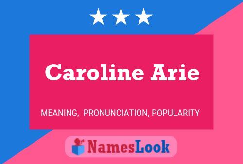 Poster del nome Caroline Arie