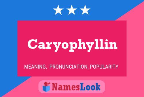 Poster del nome Caryophyllin