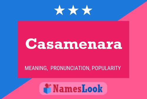 Poster del nome Casamenara