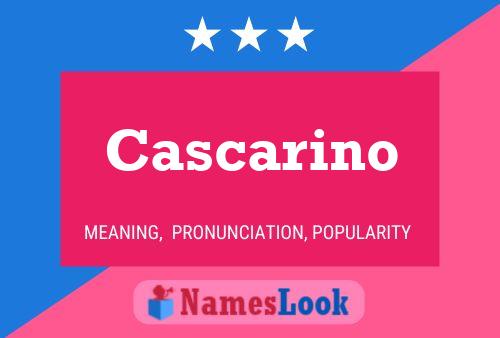 Poster del nome Cascarino