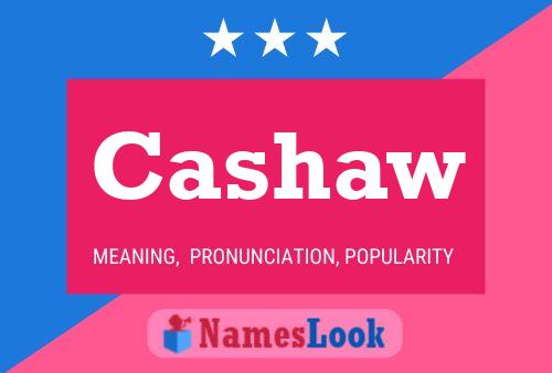 Poster del nome Cashaw