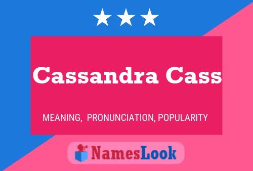 Poster del nome Cassandra Cass