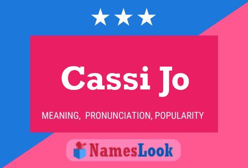 Poster del nome Cassi Jo