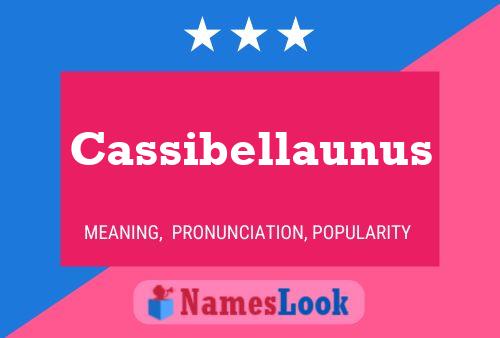 Poster del nome Cassibellaunus