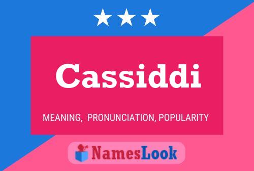 Poster del nome Cassiddi