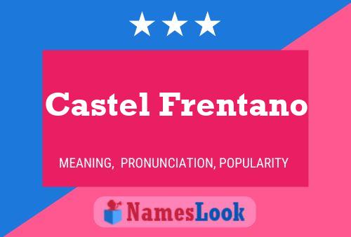 Poster del nome Castel Frentano