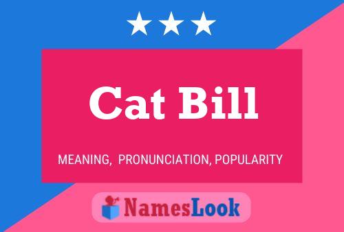 Poster del nome Cat Bill