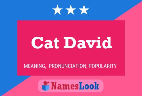 Poster del nome Cat David