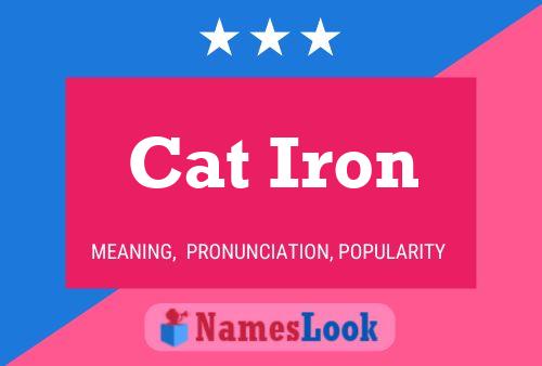 Poster del nome Cat Iron