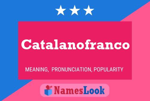 Poster del nome Catalanofranco