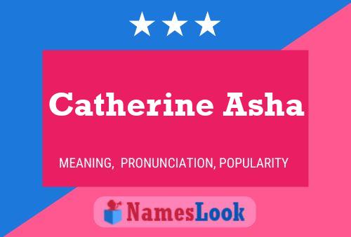 Poster del nome Catherine Asha