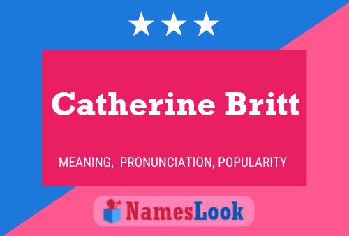 Poster del nome Catherine Britt