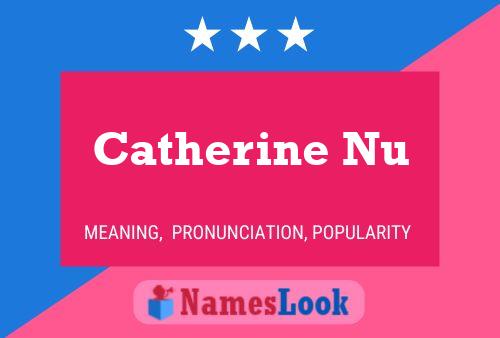 Poster del nome Catherine Nu