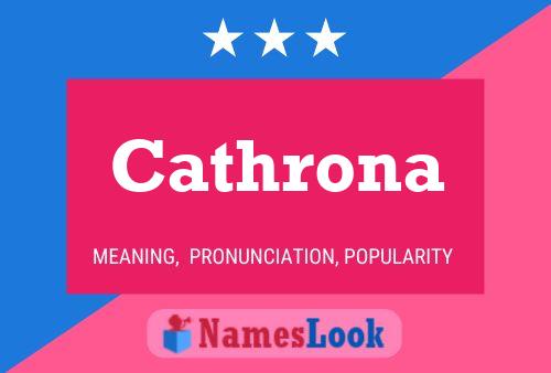 Poster del nome Cathrona