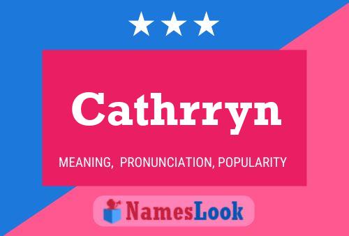 Poster del nome Cathrryn