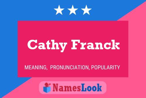 Poster del nome Cathy Franck