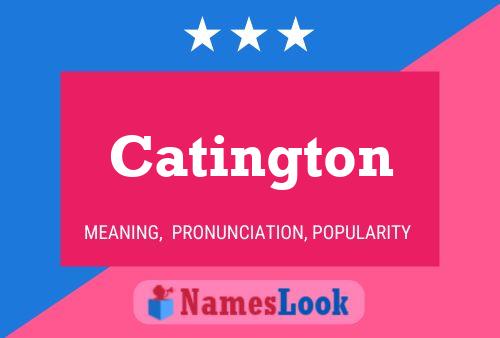 Poster del nome Catington