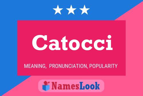 Poster del nome Catocci