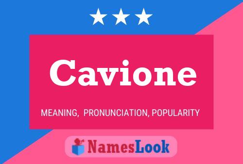 Poster del nome Cavione