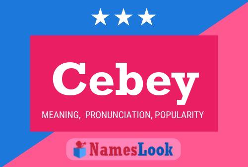 Poster del nome Cebey