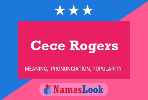 Poster del nome Cece Rogers