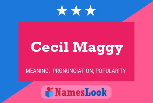 Poster del nome Cecil Maggy