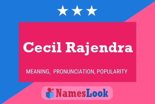 Poster del nome Cecil Rajendra