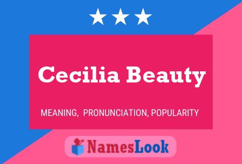 Poster del nome Cecilia Beauty