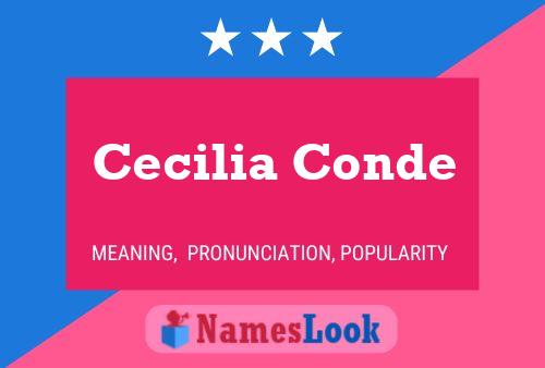 Poster del nome Cecilia Conde