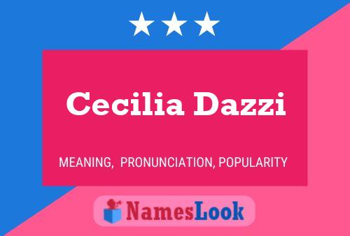 Poster del nome Cecilia Dazzi