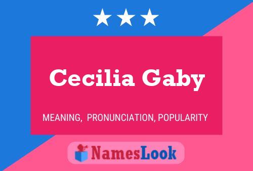 Poster del nome Cecilia Gaby