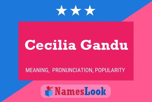 Poster del nome Cecilia Gandu