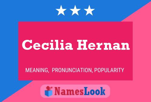 Poster del nome Cecilia Hernan