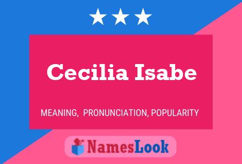 Poster del nome Cecilia Isabe