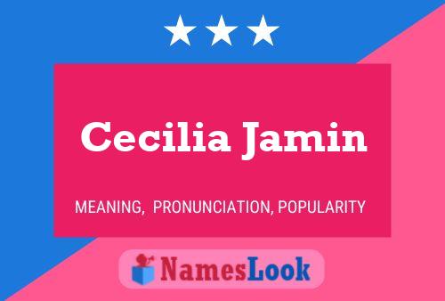 Poster del nome Cecilia Jamin