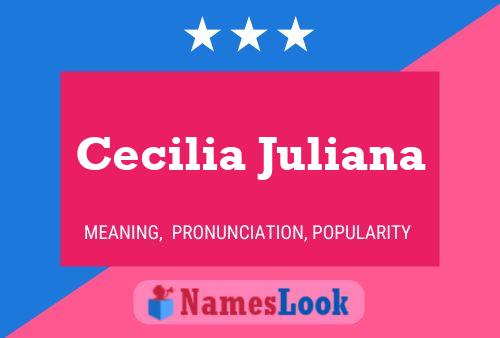 Poster del nome Cecilia Juliana