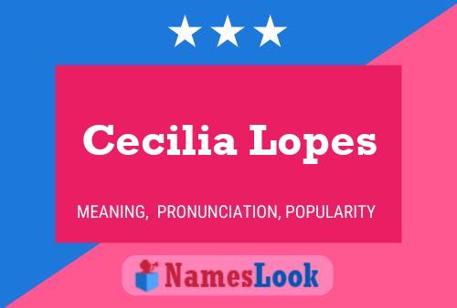 Poster del nome Cecilia Lopes